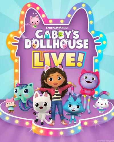 Poster for Gabby's Dollhouse Live!